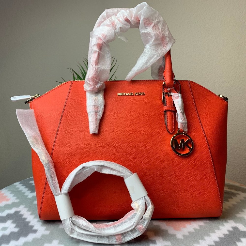 Michael Kors Large Top Zip Satchel
